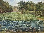 Max Liebermann Kohlfeld im Wannseegarten nach Westen oil on canvas